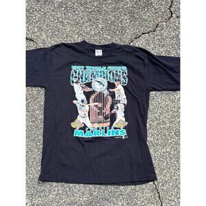 Vintage 1997 World Series champions, Florida Marlins MLB,  try xl shirt